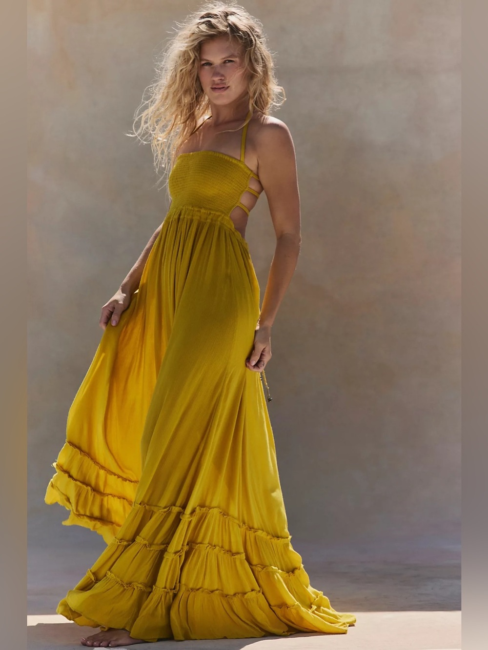 NWT! Free People Extratropical Maxi Dress